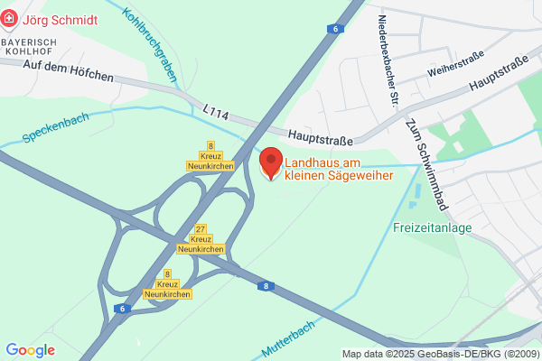 Landhaus am kleinen Sägeweiher