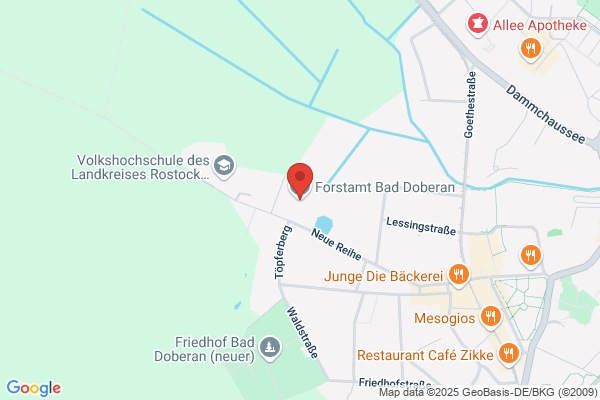 Forstamt Bad Doberan Revier Letschow