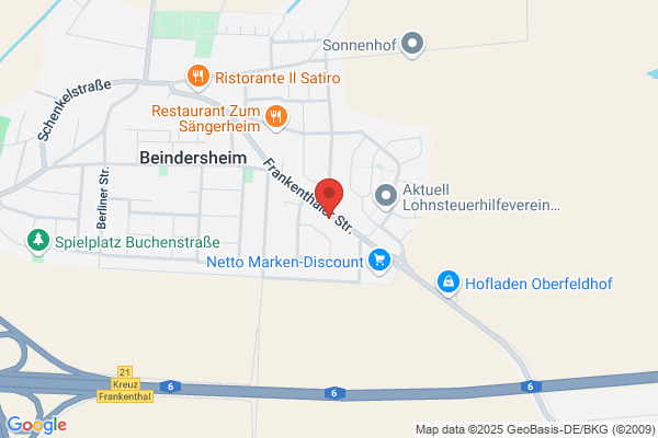 Tankstelle am Supermarkt