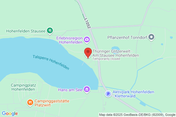 Thüringer Glitzerwelt - Am Stausee Hohenfelden