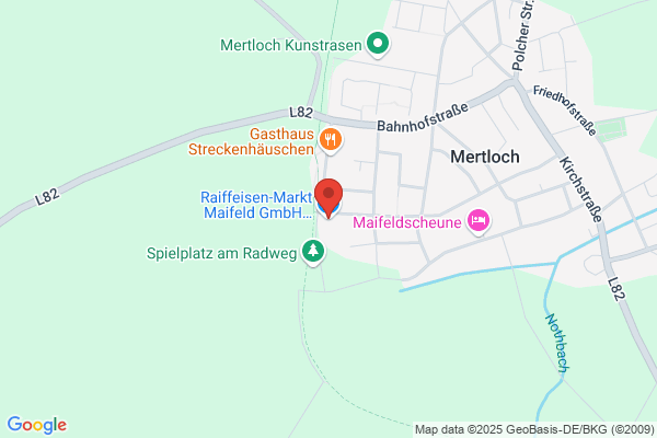 Raiffeisen-Markt Maifeld GmbH, Standort Mertloch
