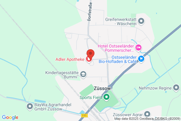 Volksbank Vorpommern eG, Geschäftsstelle Züssow