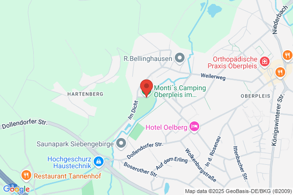 Monti´s Camping Oberpleis im Siebengebirge