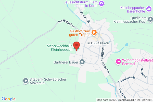 Korb Kleinheppach Mehrzweckhalle