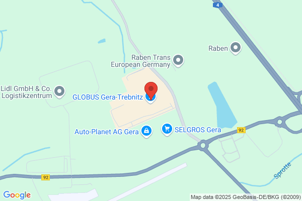Volksbank eG Gera Jena Rudolstadt, SB Standort Gera Globus