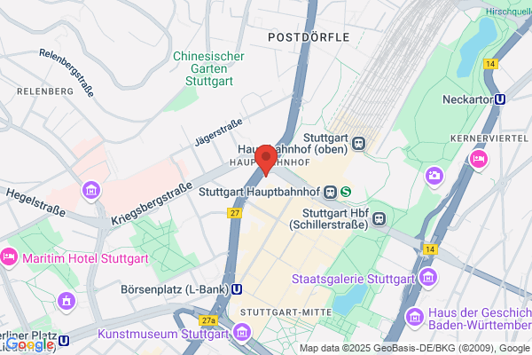 Hotel Rieker Novum Stuttgart Hauptbahnhof