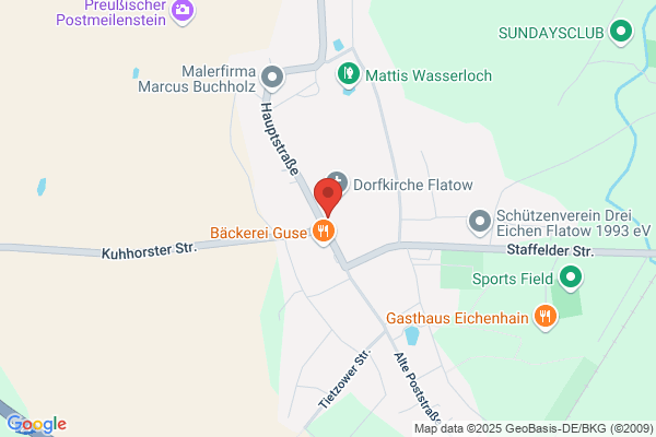 Kirche Flatow - Pfarrsprengel Linum