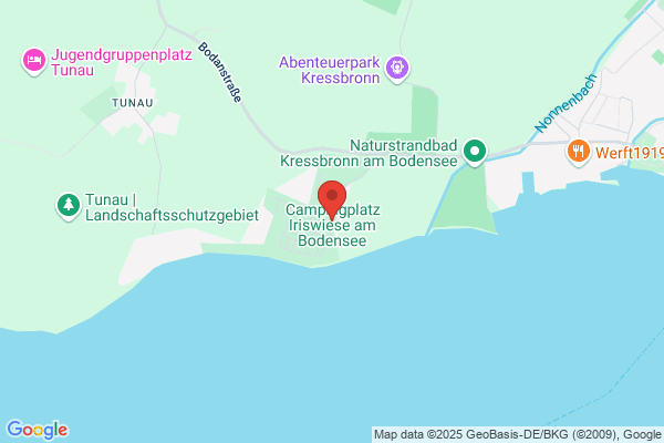 Campingplatz Iriswiese am Bodensee