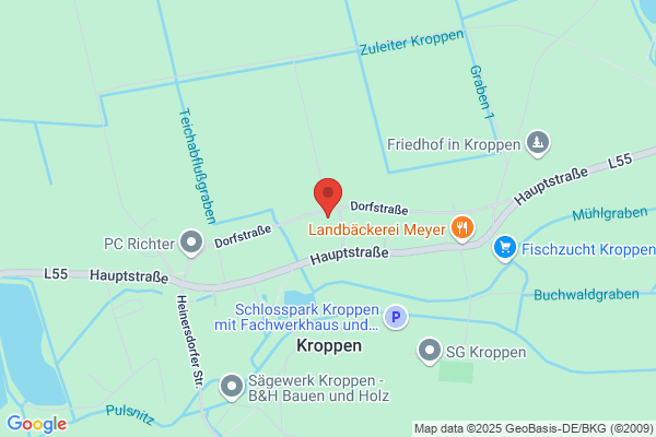 Dorfkirche Kroppen - Pfarrsprengel Region Ortrand