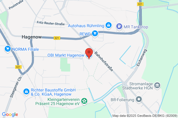 OBI Holzzuschnitt-Service im Markt Hagenow