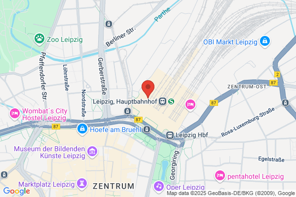 Enterprise Autovermietung und Transporter - Leipzig Hauptbahnhof