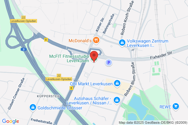 McFIT Fitnessstudio Leverkusen
