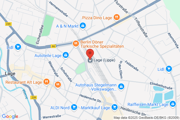 Reisecenter Bahnhof Lage
