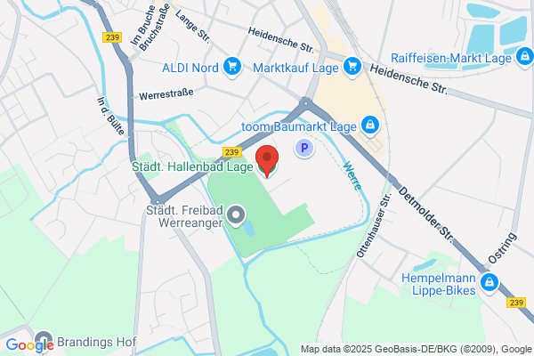 Hallenbad Lage