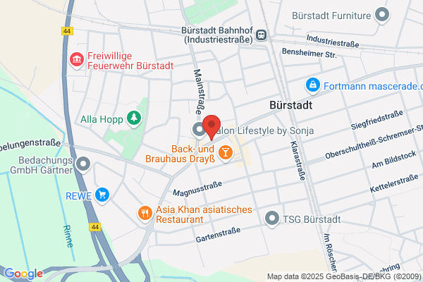 Volksbank Darmstadt Mainz, SB-Filiale Nibelungenstraße, Bürstadt