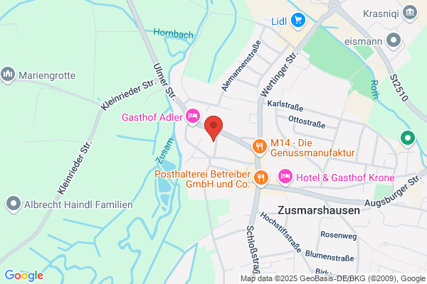 Zimmervermietung Zusmarshausen