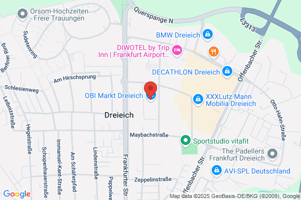 OBI Farbmisch-Service im Markt Dreieich