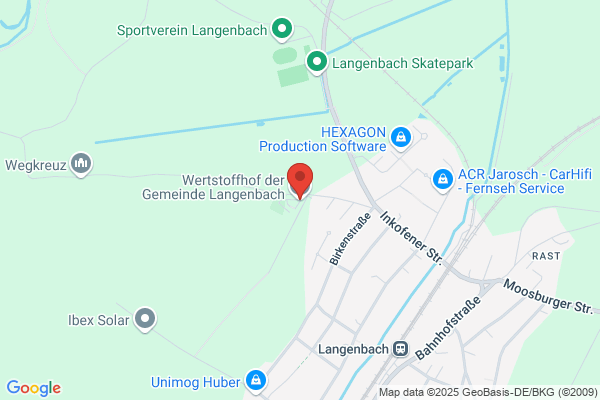 Wertstoffhof der Gemeinde Langenbach