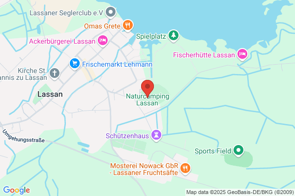 Naturcampingplatz Lassan am Peenestrom