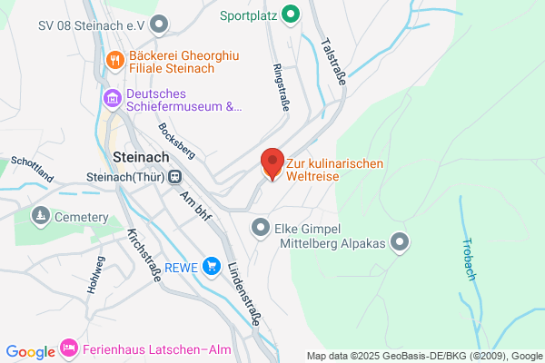 Restaurant zur kulinarischen Weltreise