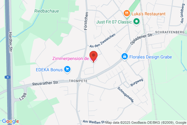 Fremdenzimmer an den Uhren